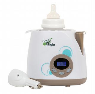 Ce chauffe-biberon de BoJungle est le plus large et le plus rapide du marché: en 1,5 minute (4 minutes en voiture), il chauffe 240 ml Ce chauffe-biberon de BoJungle est le plus large et le plus rapide du marché: en 1,5 minute (4 minutes en voiture), il chauffe 240 ml