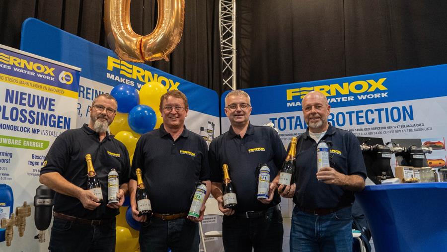 Fernox vierde 60 jaar aan technische expertise op Install Day