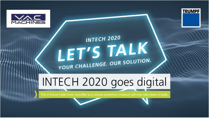 TRUMPF INTECH 2020 GOES DIGITAL : UITNODIGING TOT DEELNAME